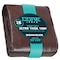 Core Tarps Heavy Duty Tarp, 20 ft L x 0.5 mm H x 20 ft W, 16 Mil, Brown/Black, Polyethylene CT-302-20X20 - alternate 1